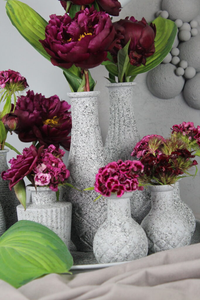 Grau,Stein,Vasen,Blumen